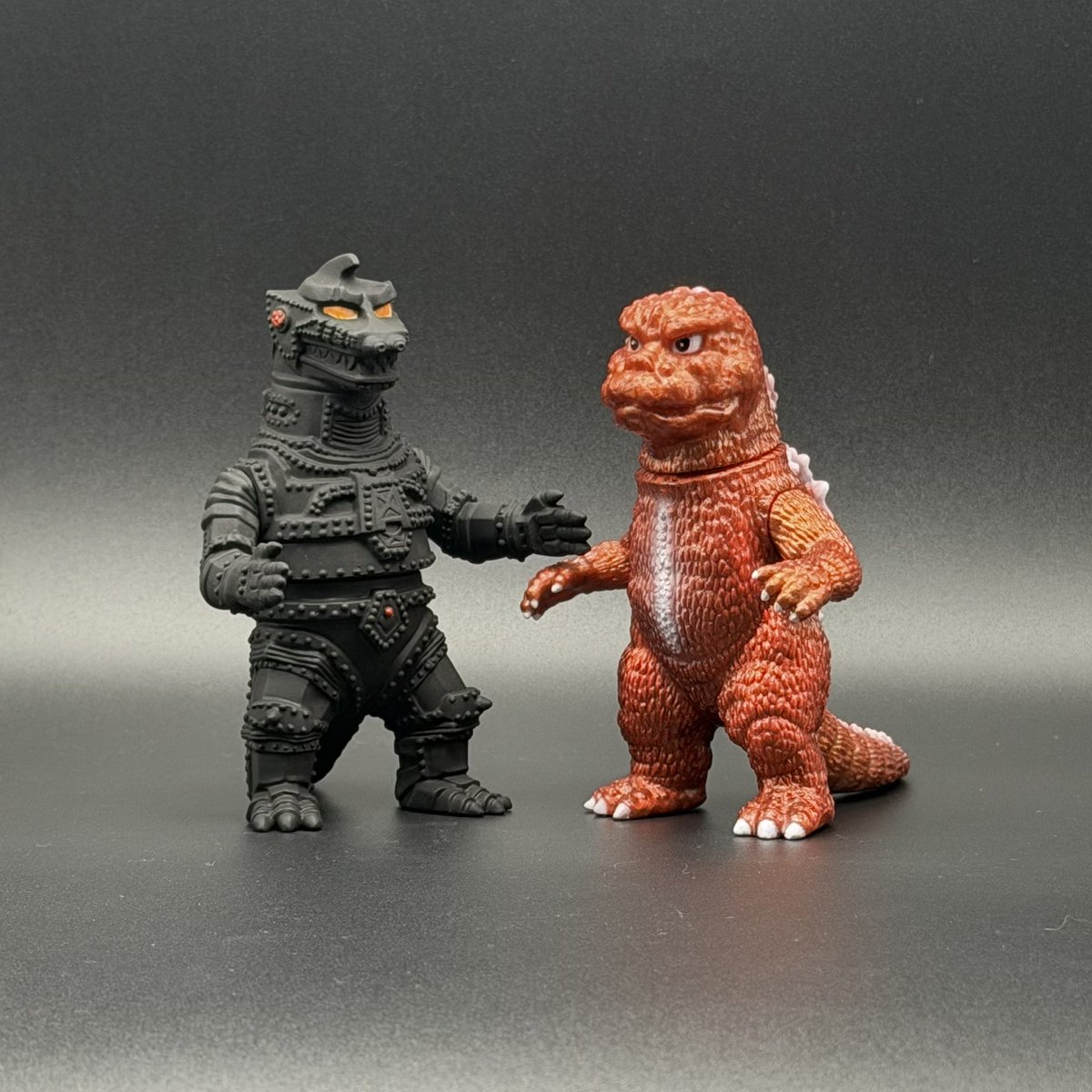 BEAMS限定 MAXTOYゴジラ対メカゴジラ ソフビ2体セット GODZILLA VINYL ART / ゴジラ対メカゴジラ ソフビセット ピコピコ