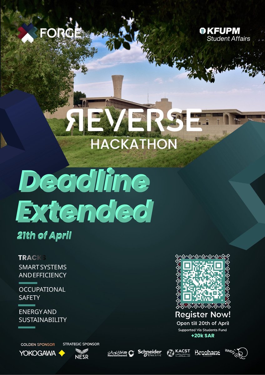 We’ve extended the deadline for the Reverse Hackathon to April 21st ...