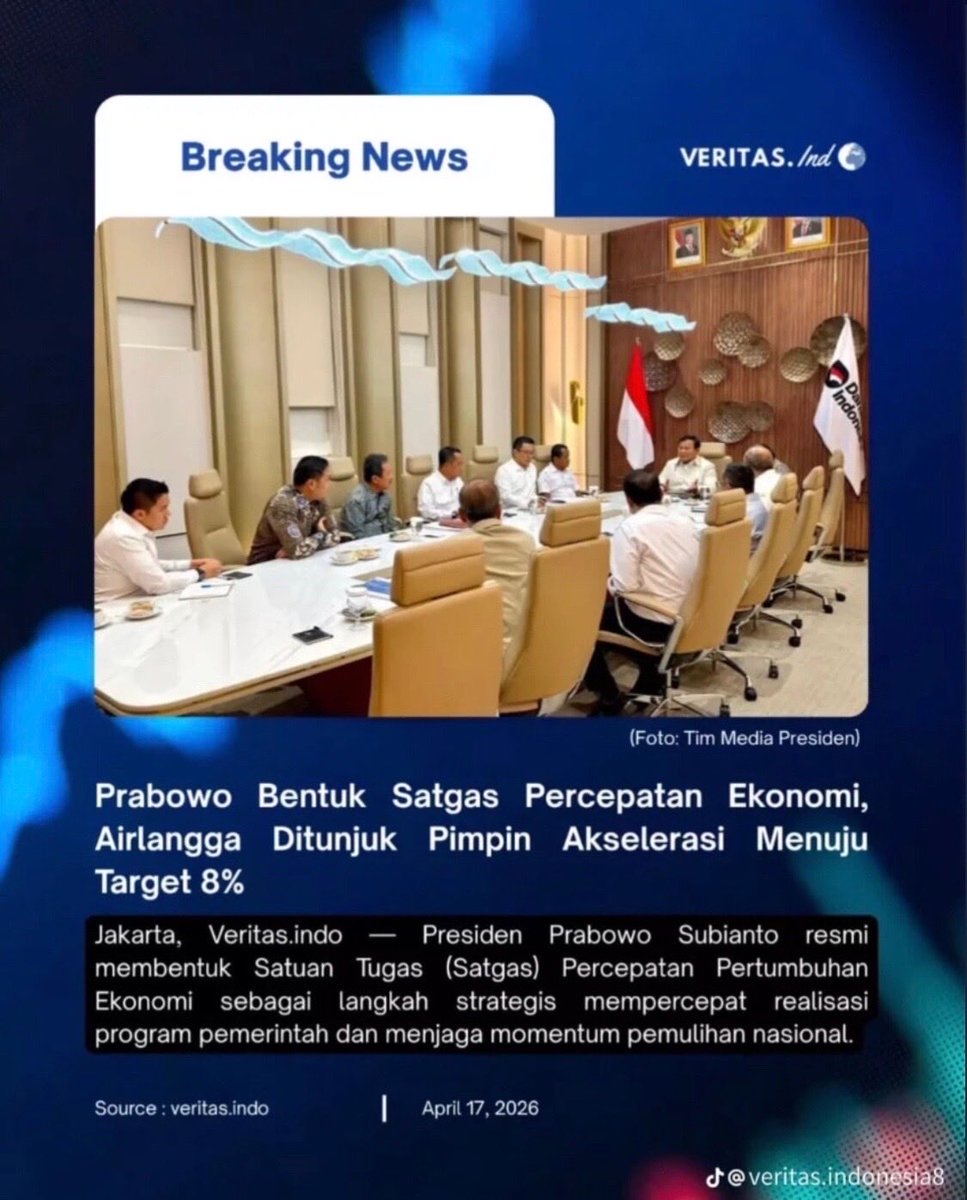 BemUntat's tweet photo. Pembentukan Satgas Ekonomi adalah bukti Indonesia tidak diam hadapi tantangan global. Fokus pada investasi dan lapangan kerja. Saatnya kita optimis!
#JagaIndonesia #AmanDamai #IndonesiaMaju #NkriHargaMati #ekonomiindonesia https://t.co/WI7RXK7WWt