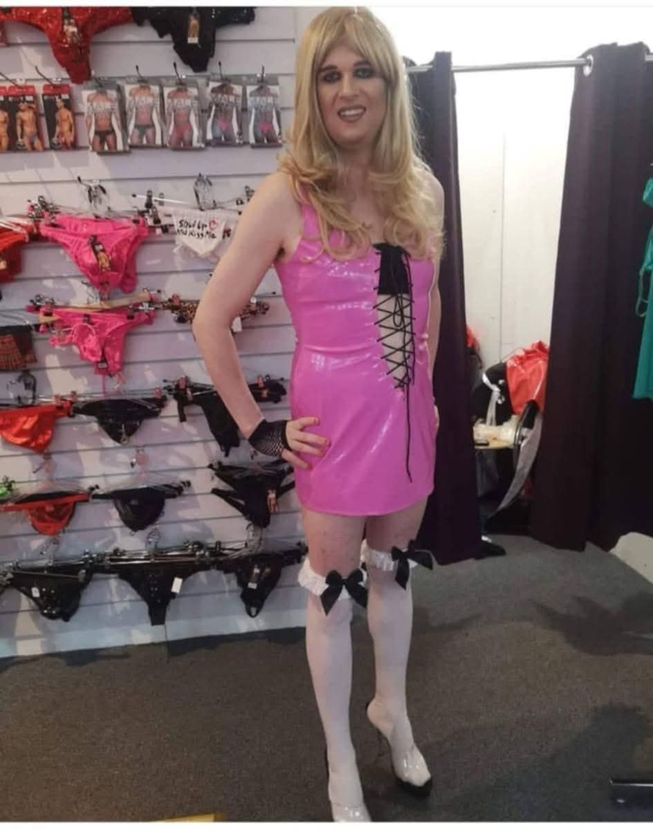 pvcclaire's tweet photo. Love this pic of me in the local sex shop about 10 years ago https://t.co/B0qB4KAQ8l