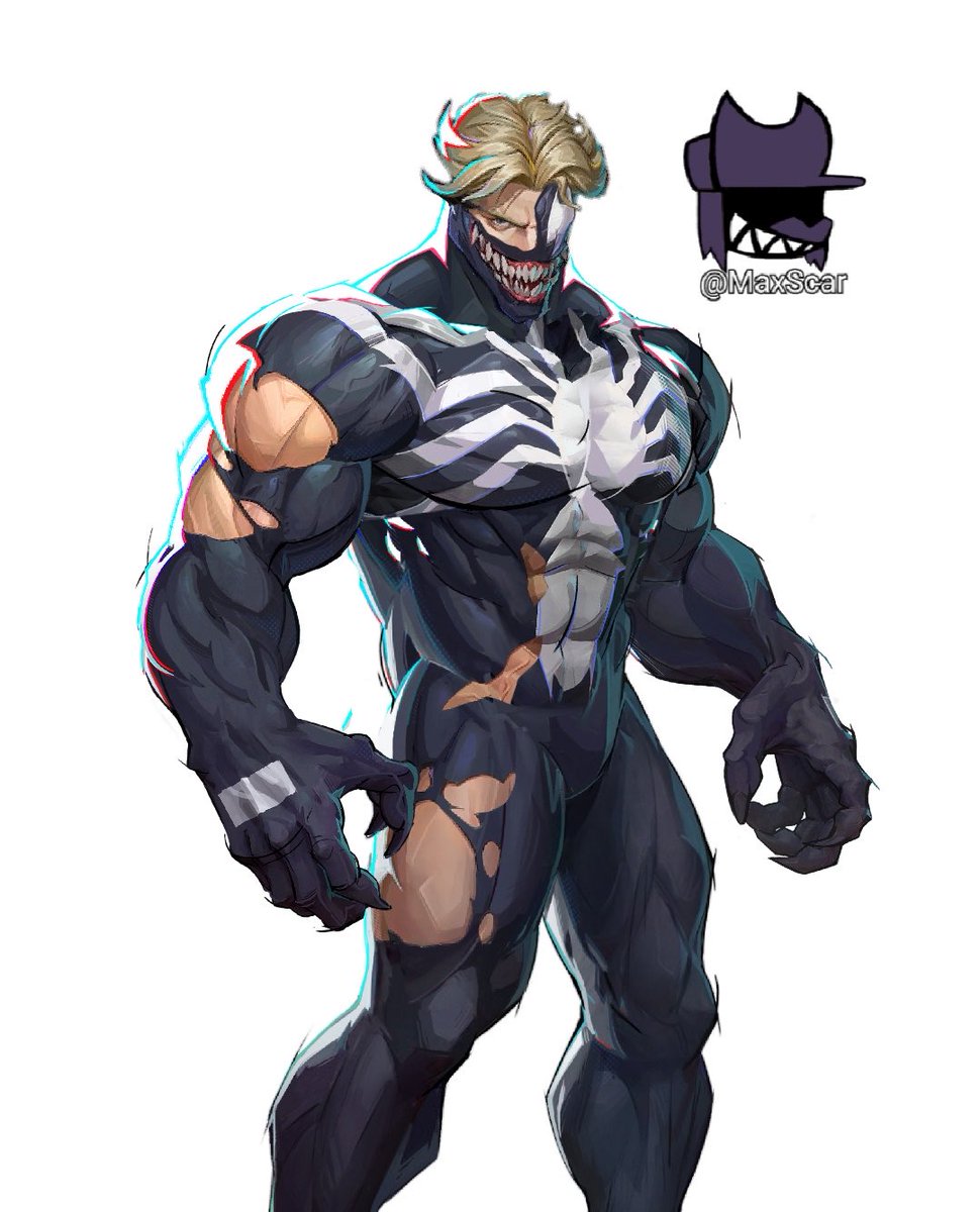 Thinking about this battle damaged Venom skin concept