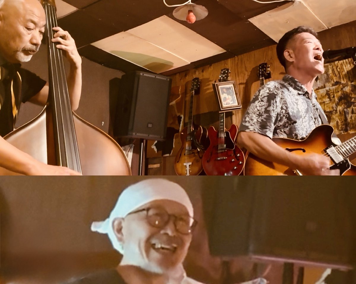 face_blues's tweet photo. @十三RAINCOAT
Face Blues Band
× New Sun King
第3回目
無事終了しました。
様々な曲調のブルースを奏でる2マンライブ♫
有難いことに沢山の方にご来場頂きゆるっと盛り上がりました^ ^
見ている皆さん楽しんで頂けたようでほんと嬉しいかったです。 https://t.co/96nf5sdD3U