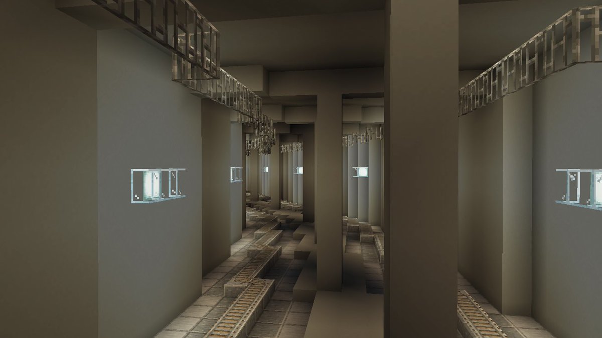 ComeMasa13's tweet image. JR神戸駅の進捗⚓️
「地下鉄ハーバーランド駅」から「神戸駅南駐車場」の下まで地下鉄海岸線の内装作ってます⛏️
#Minecraft #Minecraftbuilds #マイクラ #バニラ #再現建築 #神戸市 #神戸駅 #神戸駅南駐車場 #地下鉄海岸線 #ハーバーランド駅