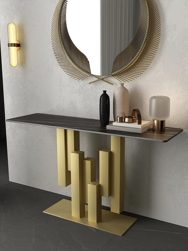 juelun_1's tweet image. Geometry meets luxury.
A statement console table crafted with premium marble top and brushed brass base.
Elevate your entryway with timeless elegance and bespoke craftsmanship.
#LuxuryFurniture #ConsoleTable #BespokeDesign #ModernLuxury #InteriorDesign