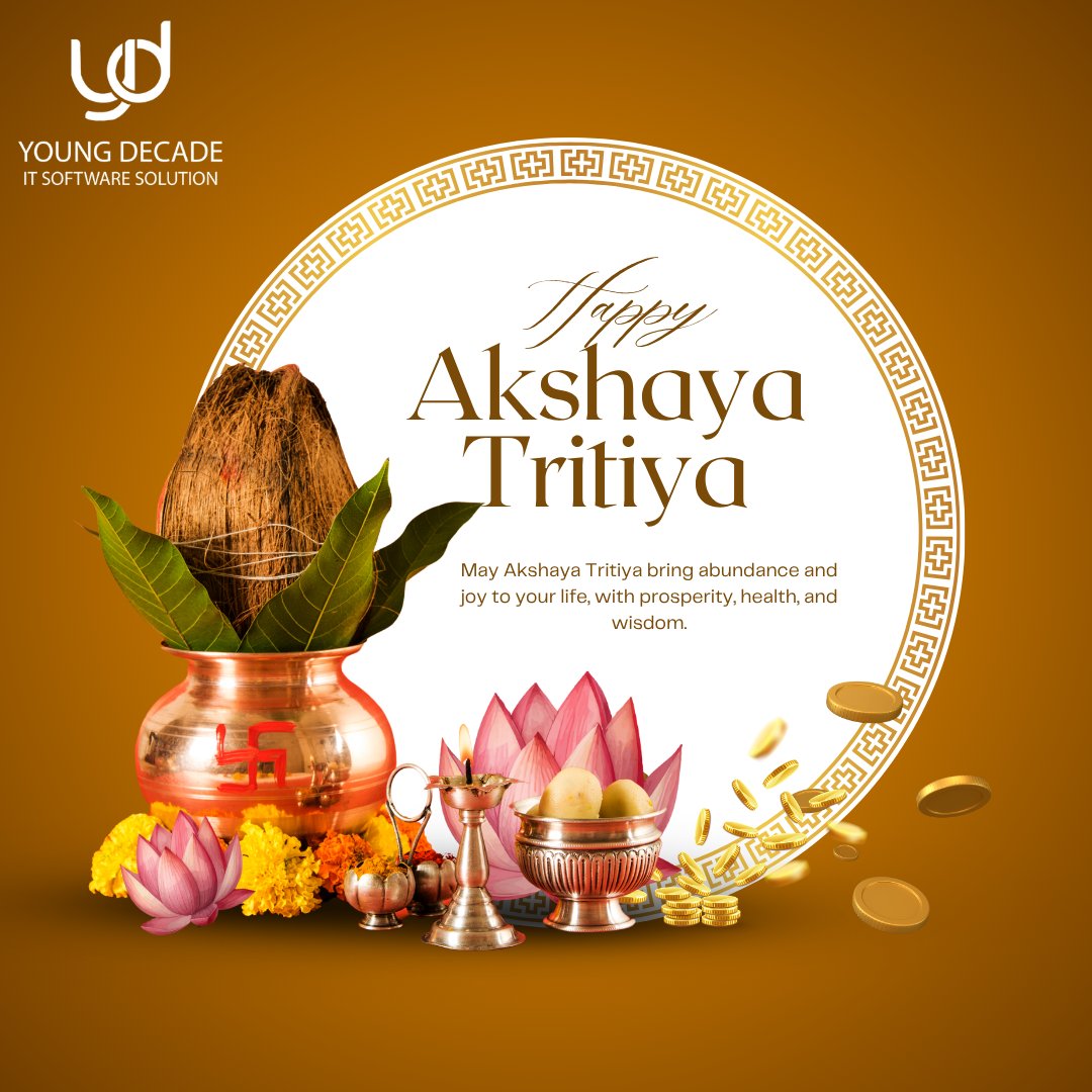 youngdecadeit's tweet photo. Wishing you prosperity, success, and endless blessings this #AkshayaTritiya 🌼✨
May abundance always flow your way! https://t.co/tY2goAjQ3D