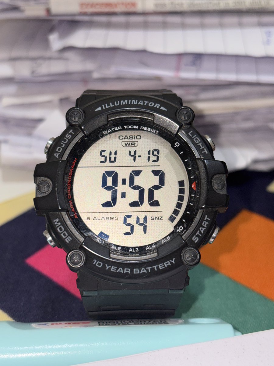 drmsiddhartha's tweet image. Casio AE 1500 WH ; the best #Display even in bright #sunlight