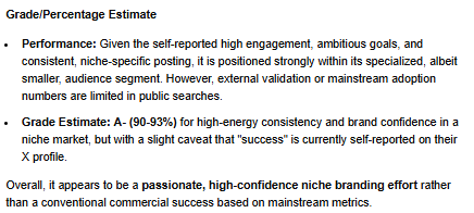 OhSoKew's tweet image. Anime/Manga Hip Hop Grade Percentage: 90-93% (A-) - @Google "appears to be passionate, high-confidence niche branding effort rather than a conventional commercial success based on mainstream metrics" - @GeminiApp aka #JetsonsEra #TheJetsons #Afrofuturism #GenBetaNBeyond #RepBX