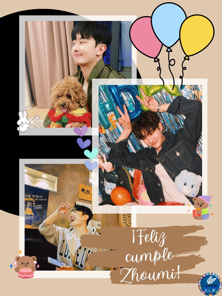Feliz cumpleaños al mas bello y hermoso director, el hombre que es fiel y siempre demuestra su apoyo a sus amigos, nuestro querido ¡#Zhoumi!

Que tengas un día lleno de deliciosa comida, risas, alegria, regalos, y rodeado de mucho cariño y amor 💙

#HappyZhoumiDay <a href="/zhoumi_419/">zhoumi周觅조미</a>