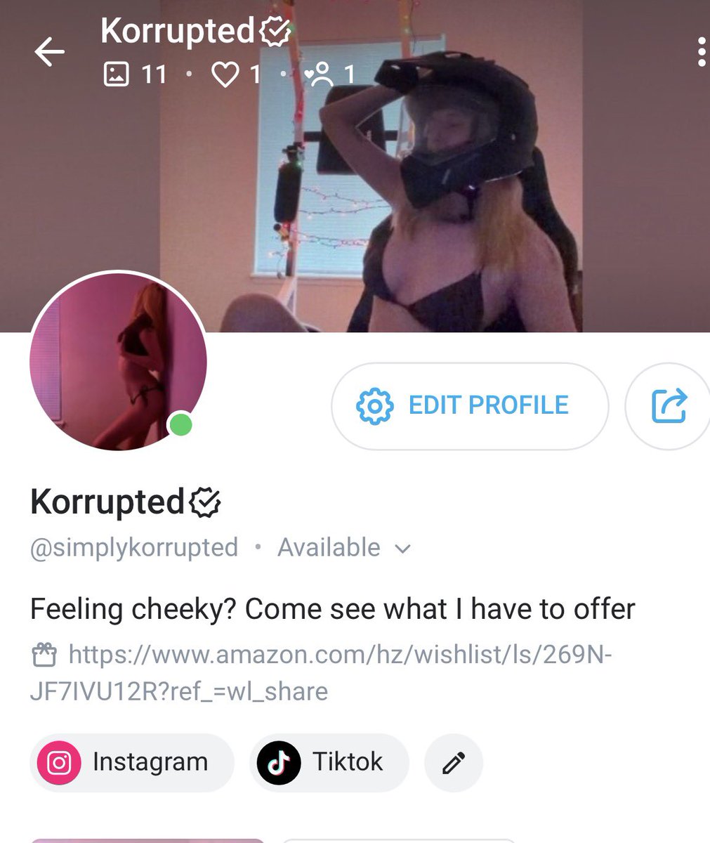 SimplyKorrupted's tweet image. Hey guys!! I am a new Only Fans Model!!! And I’m looking to grow my feed and account!! If you’d like to see more of me head over to my pages on onlyfans and fanvue 
#onlyfans #feed #x #follow #trending