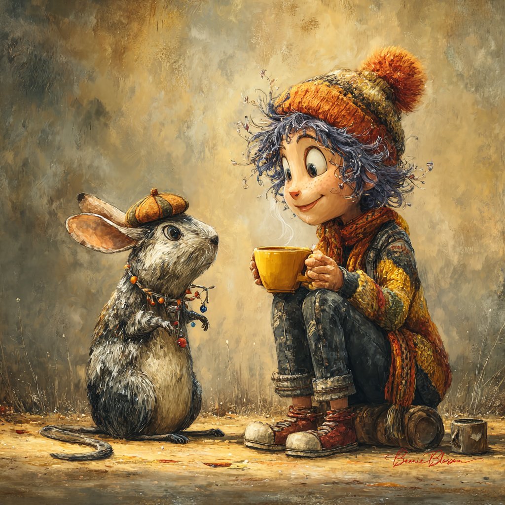 BeanieBlossom's tweet image. Good morning, you lovely people

Even the smallest cup can hold the biggest dreams.

#GoodMorning #AIArtWork #AIArt #AIArtists #AIArtCommunity