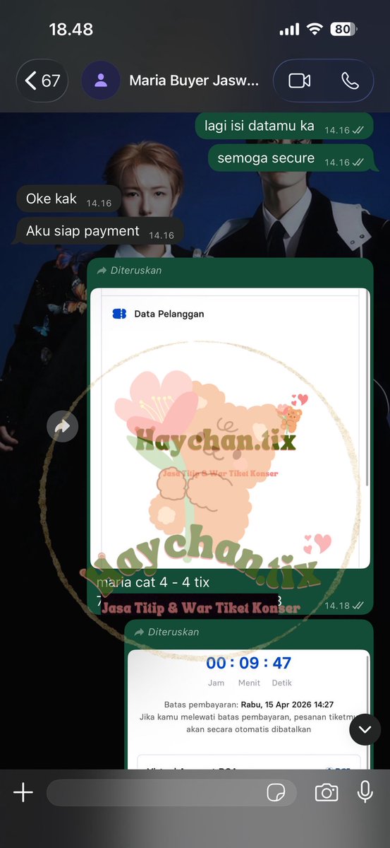 HAYCHANTIX | JASWAR JASTIP TIKET KONSER tweet media