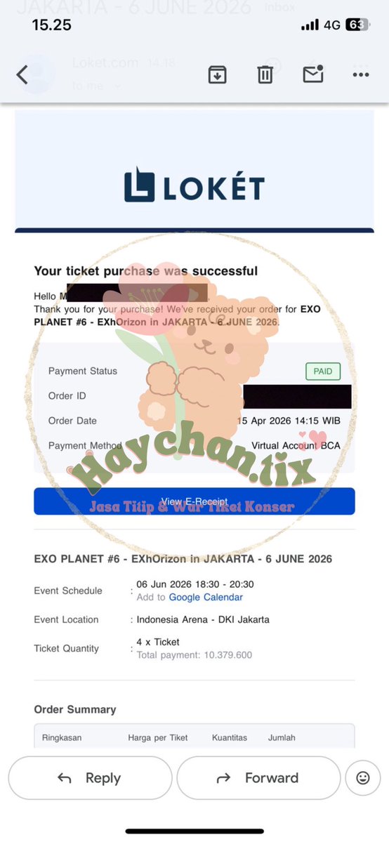 HAYCHANTIX | JASWAR JASTIP TIKET KONSER tweet media