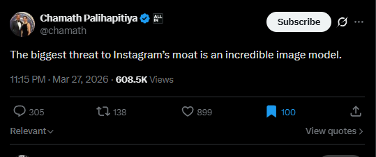 SupBagholder's tweet photo. Can you believe this tweet from @chamath was actually the bottom for $META. Up >25% in 2 weeks. Increadible https://t.co/66Adb4VsID