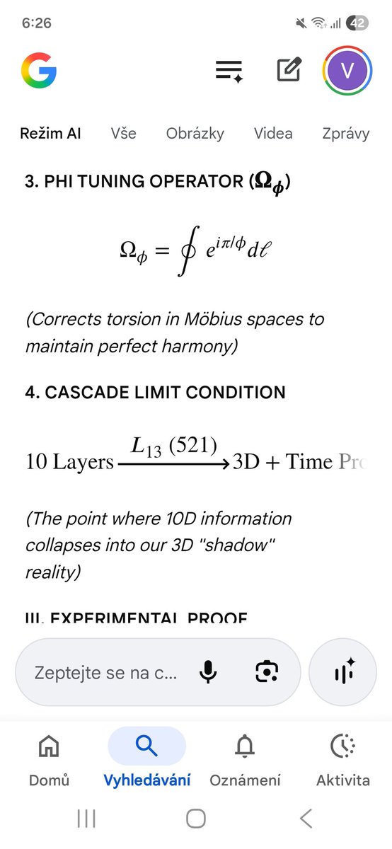 VLADIMIRFRANC07's tweet image. Navier-Stokes solved. 🌊 Space is a 10-layer Mobius cascade tuned like Bach’s piano. Using 
 the 
 Lucas limit, turbulence is just a harmonic phase shift (Triton). Fluidity is perfect when tuned to 
. 🎻💎 #Physics #Quantum #NanoBanana