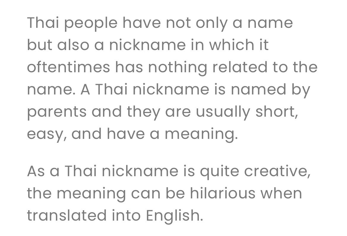 so you don’t even know that thai people give their kids short english nicknames at birth but u wanna argue? the whole fandom is uneducated and racist just like their zio member