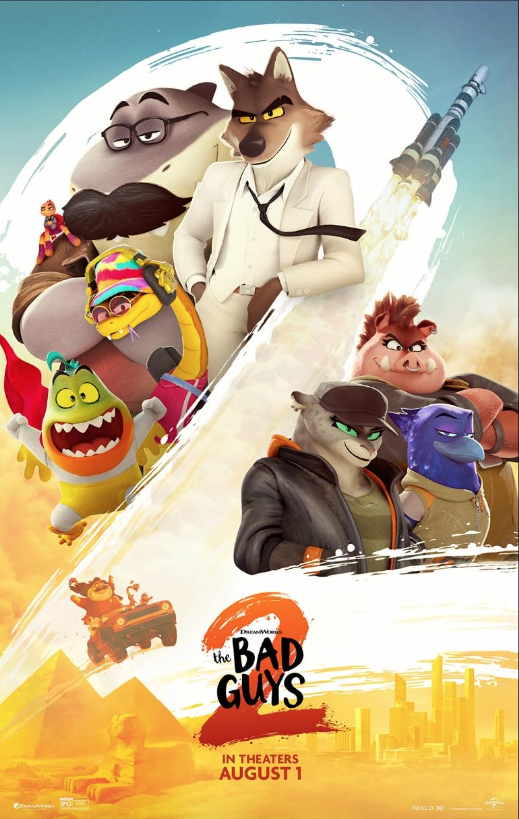 Honky275's tweet image. #MarcMaron carries over again to Movie 5,306 "The Bad Guys 2". 7 out of 10. The Bad Guys, trying to be Good Guys, get framed by a group of female criminals and are forced to do "one last job". (#WCPGW?) #SamRockwell #CraigRobinson #Awkwafina #AnthonyRamos 
honkysmovieyear.blogspot.com/2026/04/the-ba…