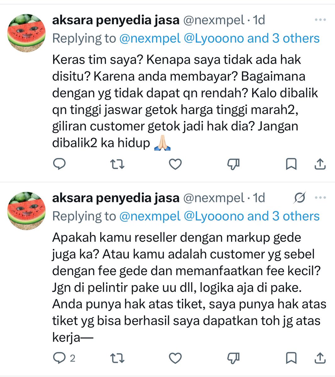 Lyooono's tweet photo. @itsyourbill Katanya sih dia berhak soalnya kerja keras tim dia buat dpt low QN. Sedangkan sistem QN itu random dari promotor dan hoki-hokian. Emg rejeki dia aja dpt low QN. Setelah jasa dibayar ya putus karena hak dan kewajiban udah selesai padahal https://t.co/djYAxV9IKh