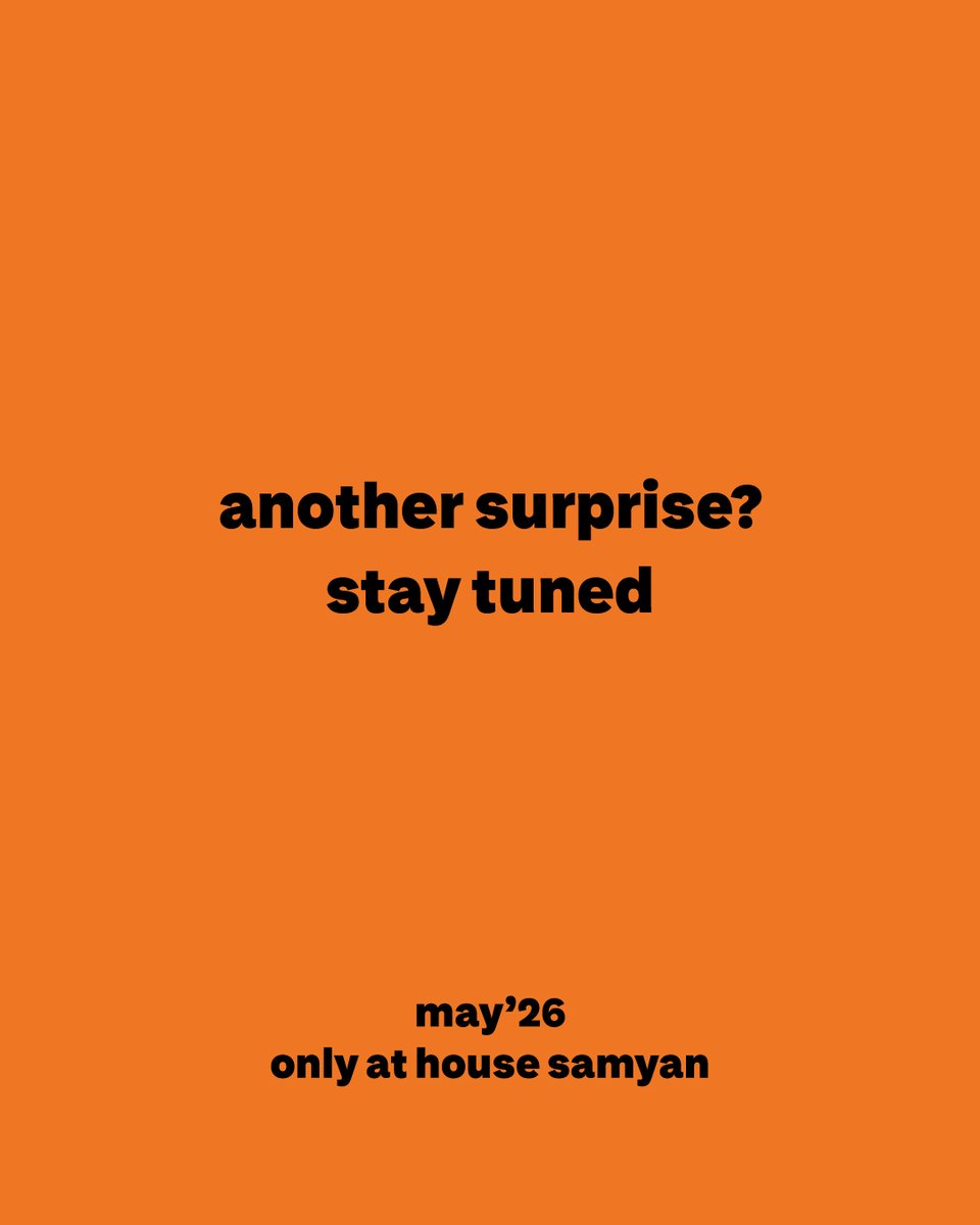 houseSamyan's tweet photo. S👀N!
#SurpriseScreening #HouseSAMYAN https://t.co/OQ7wCWeCML
