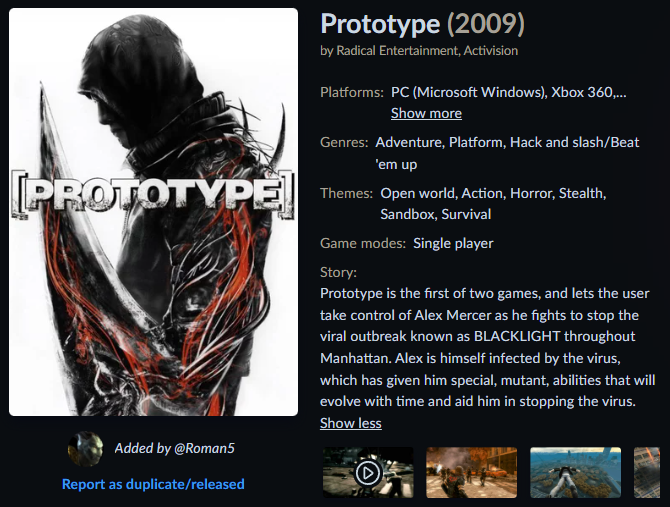 lanterns0o's tweet image. gog.com/dreamlist/game…

Prototype will have you running around a cityscape, absorbing and piecing together things of your past while evading the military. The combat and traversing can be addicting.

Can we get a third one.

#Dreamlist #GOG #PS3 #TPS