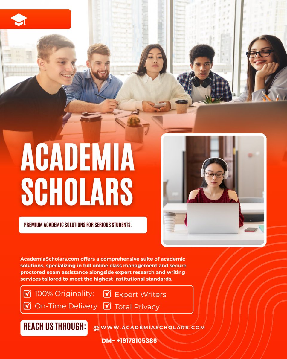 AcademiaSc8118's tweet image. Take the pressure off your semester with expert online class management and secure proctored exam support. 🎓💻

Seamlessly balance your schedule while we handle the technicalities.

#OnlineClasses #ProctoredExam #AcademicSuccess #AcademiaScholars