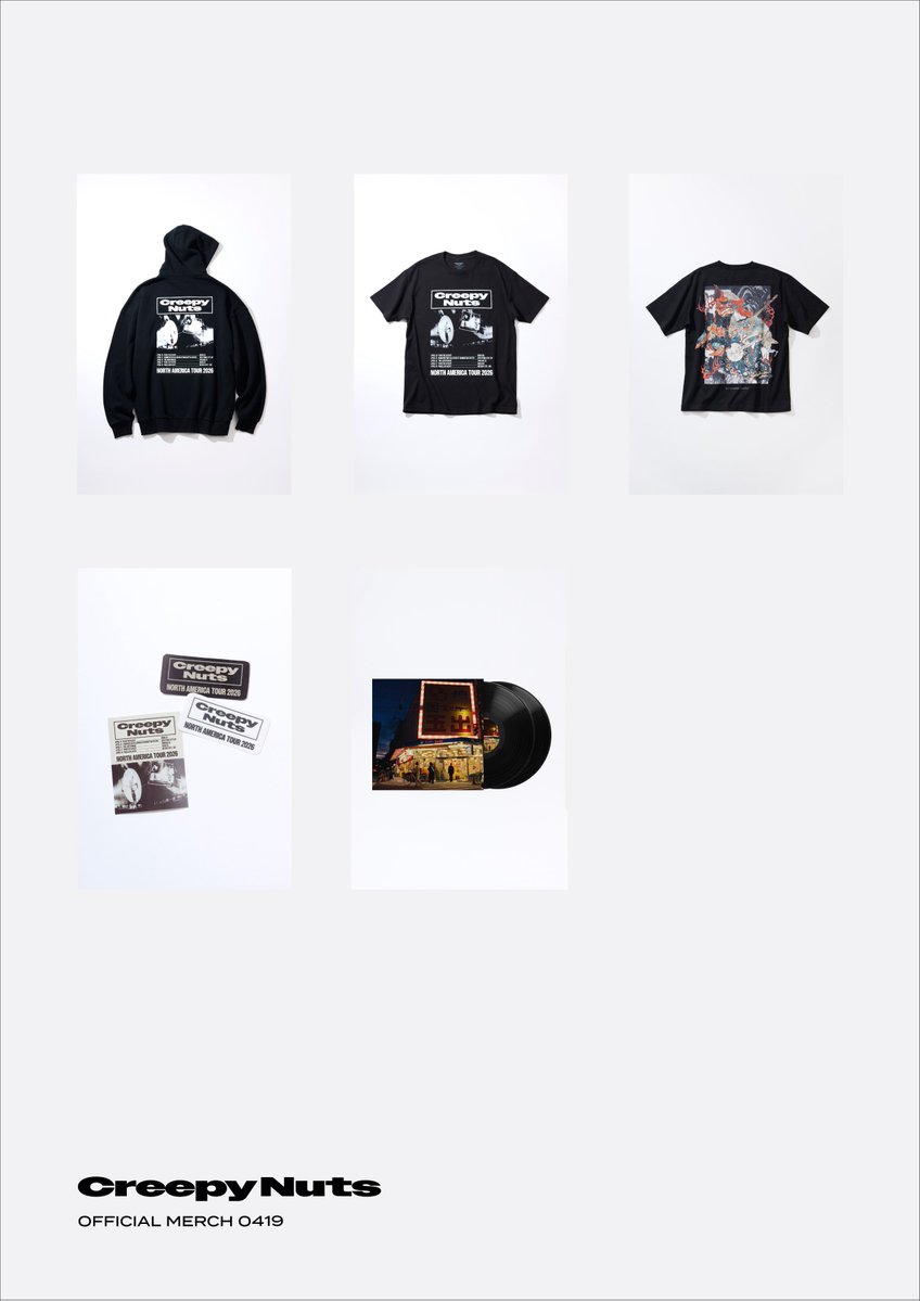 Creepy_Nuts_'s tweet image. ／
   Tomorrow’s show 🎙
＼

Creepy Nuts
NORTH AMERICA TOUR 2026

APRIL 19 Mexico
Pabellón Oeste
 
🔗 creepynuts.com/northamericato…

#CreepyNuts 
#CN_NORTH_AMERICA_TOUR