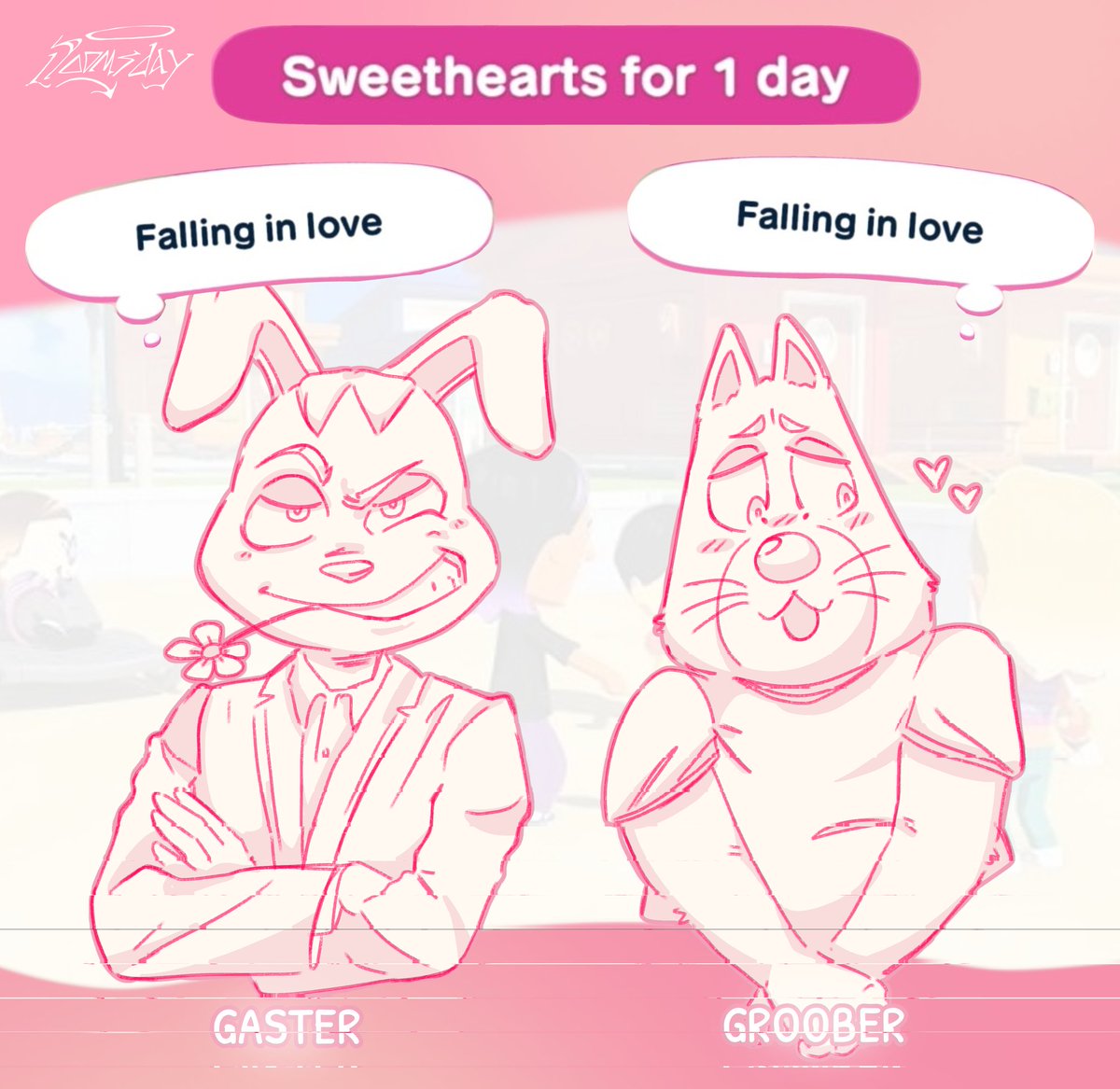 Doomsday_1988's tweet image. Drawing for @MP3TISM !! #parappatherapper #ptr #gaster #groober #art #parappa #tomodachiposting #tomodachilife #tomodachi