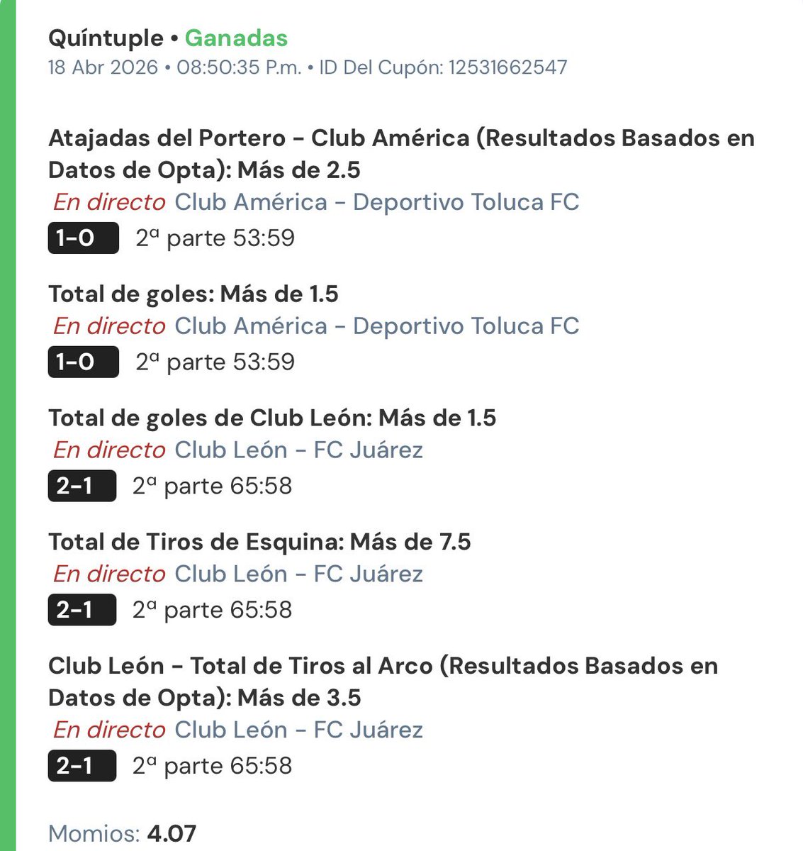 Lo rico que se siente pegar una después de una pésima racha