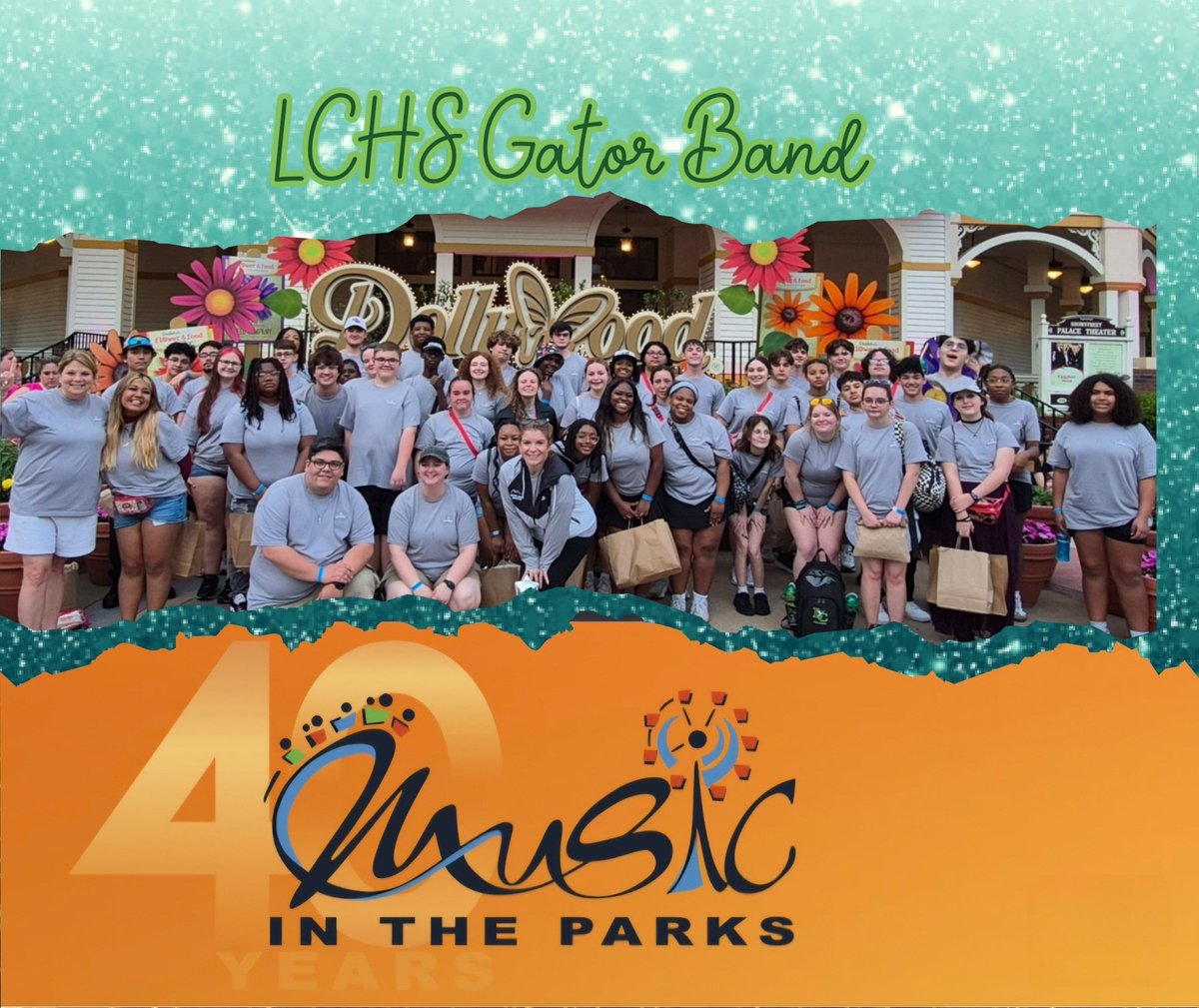 LCHGatorB's tweet photo. LCHS GATOR BAND TAKES GATLINBURG! 
Music in the Parks • Gatlinburg, TN
We came.
We saw.
WE WON IT ALL. 🏆🔥
 LCHS Choir – 🥉 3rd Place Overall
 LCHS Symphonic Band – 🥇 1st Place in Division
LCHS Symphonic Band – 🏆 1st Place OVERALL
🌟 Lucas Bryant – Outstanding Solo Musician https://t.co/TPr8zqbx8o