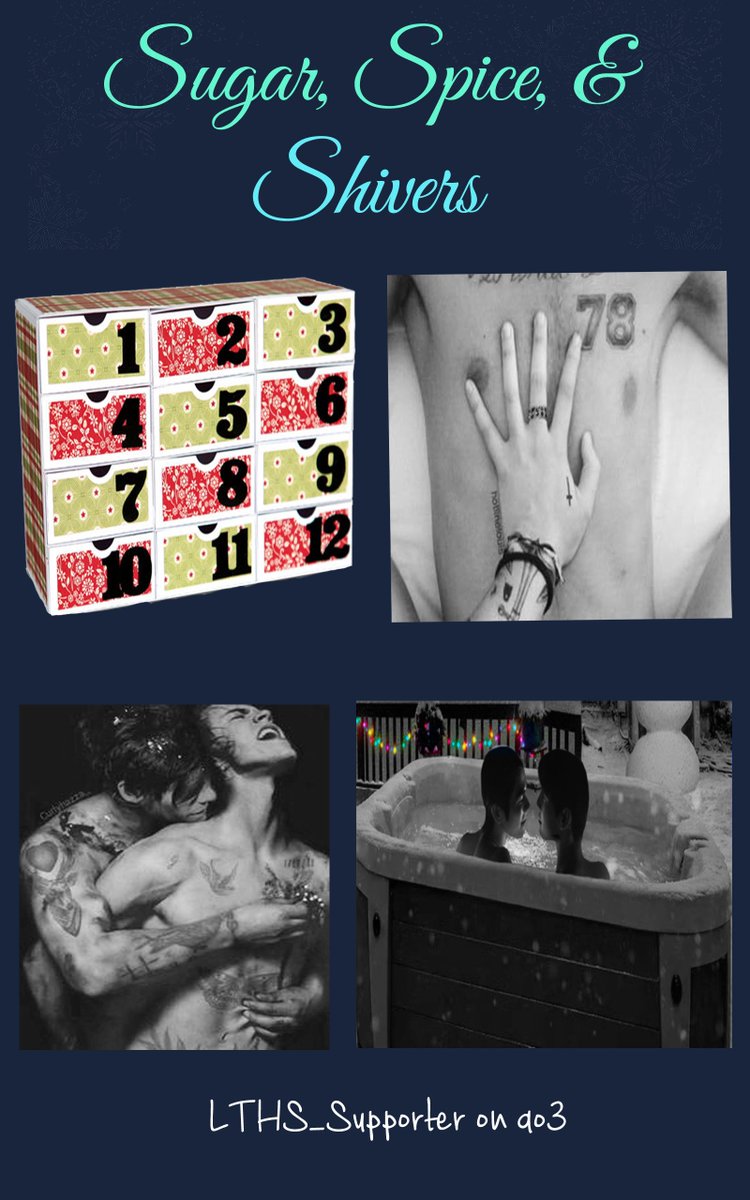 LTHS_Supporter's tweet image. It's finally release day!🥳
My second fic ever written is my first to be published.

Part 1 of Sugar, Spice, &amp;amp; Shivers is now available as part of @1dsasfest!
Part 2 in a few days!

I'm nervous, be gentle with me😆
archiveofourown.org/works/81371901

#larrystylinson #larryfic #larry #fanfic