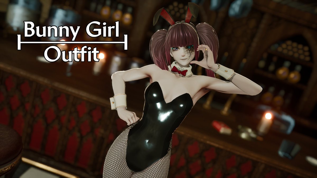 Moonling14's tweet photo. Bunny Girl mod for #CodeVein2!
Features the main outfit, ears, tailcoat, and heels + hide options.

download here: https://t.co/2RPWQBbT0F https://t.co/1QDw4nA5ss