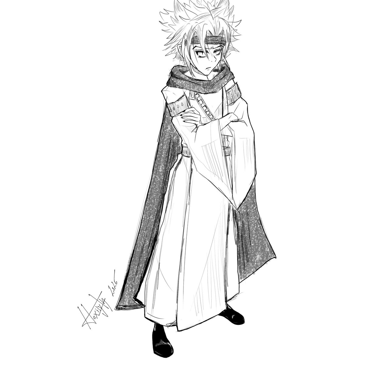 hexilyth's tweet image. Character concept of Khor from my webnovel Boss Star.
#amwriting #webnovel