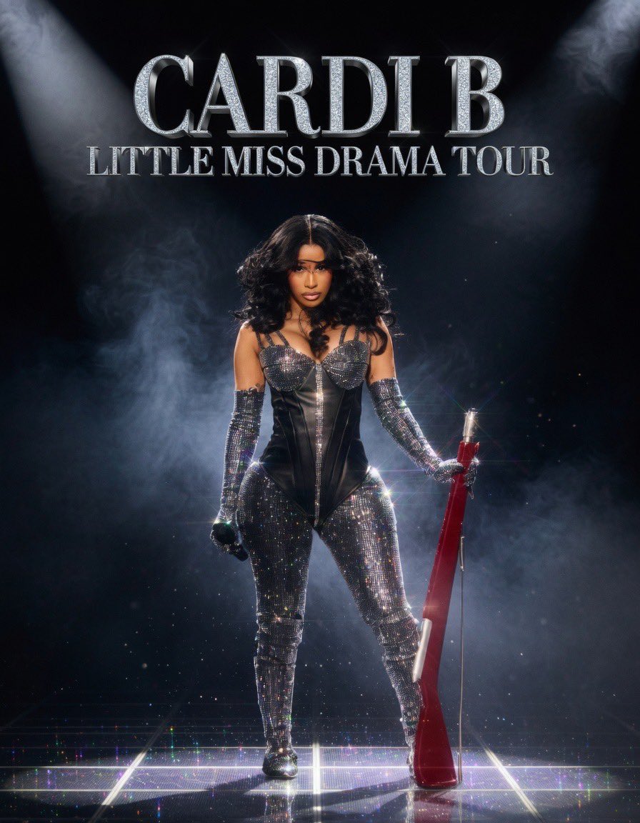 Today was the last show, bitter/sweet moment but So proud of Cardi! Proved them ALL wrong!!!! History was made! And I don’t wanna hear excuses!👏🏽🔥🎉 #littlemissdramatour