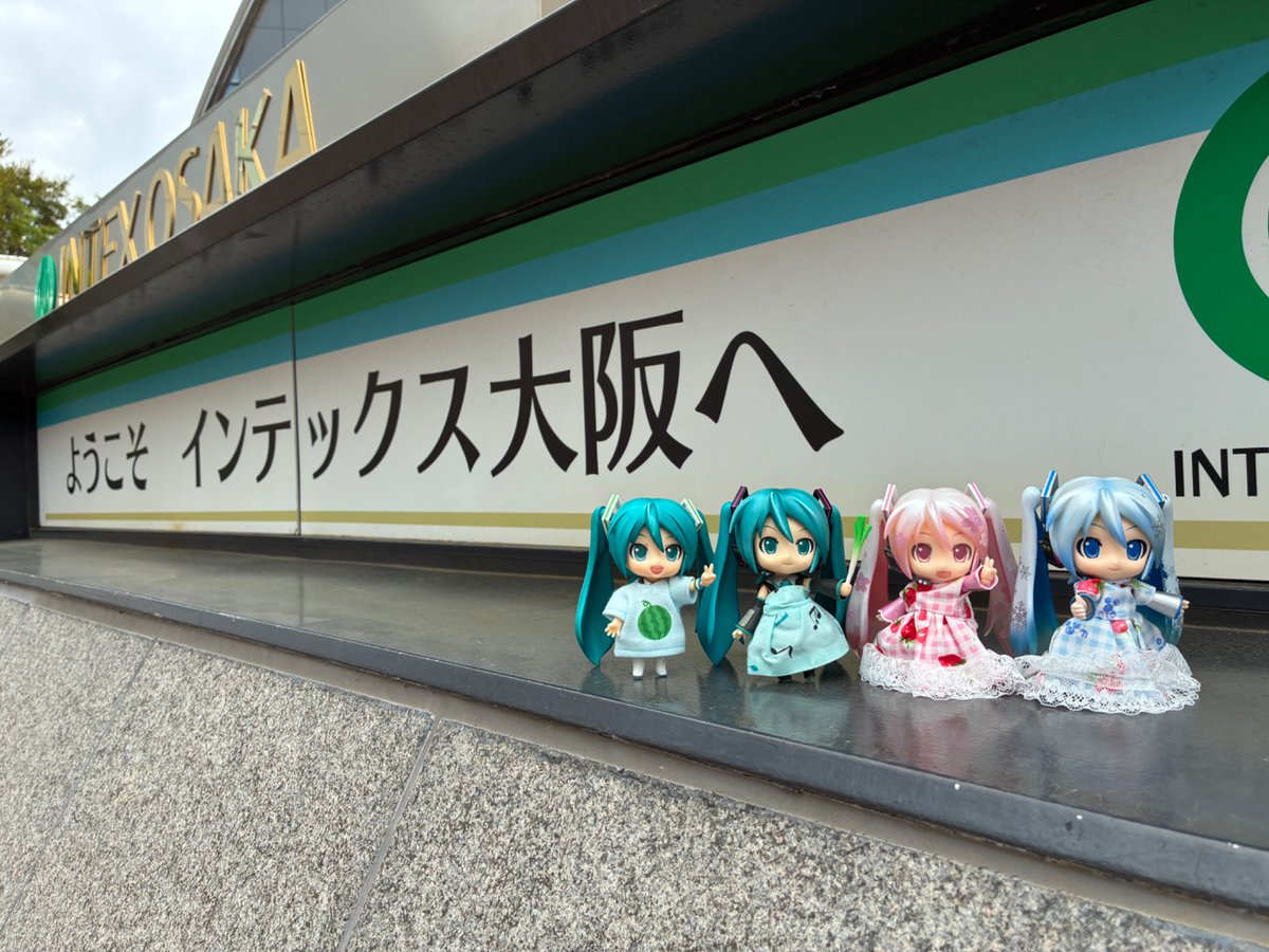 アイドールの戦利品で記念撮影。