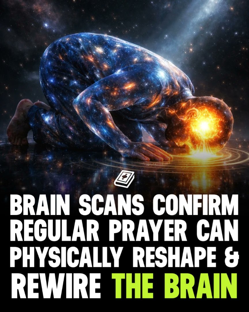 Your Salah is not just worship… it’s transformation. 🕌🧠

Modern neuroscience is only catching up to what Islam has always taught.

Regular prayer reshapes the brain—strengthening focus, discipline, and emotional control, especially in the prefrontal cortex.

At the same time,