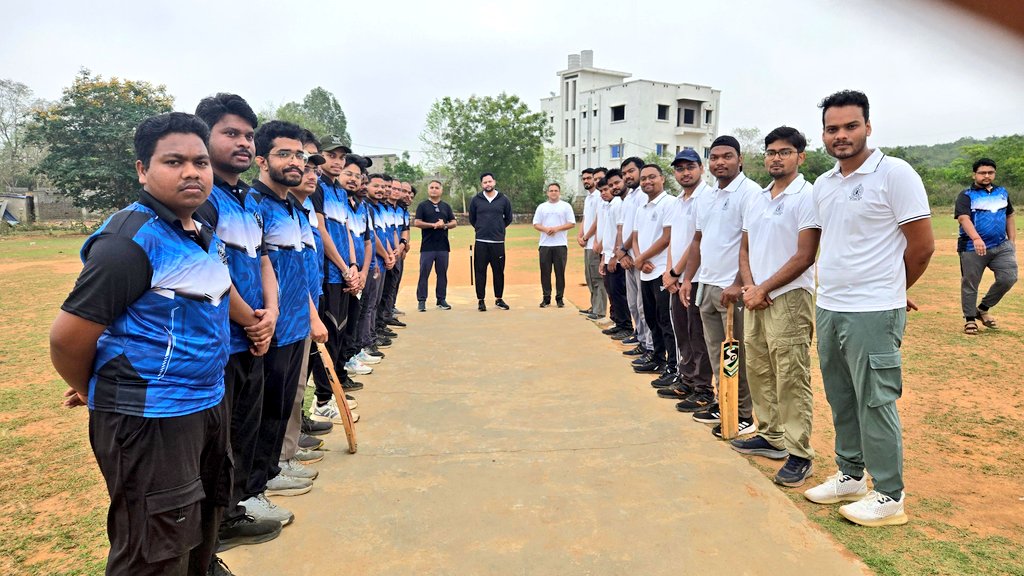 OfficersRevenue's tweet photo. Pitch perfect! Fantastic energy on the ground today as the OAS and ORS Officers Trainees faced off in a friendly cricket match. Special thanks to our Director for joining us and boosting the teams' morale. https://t.co/3uTE7a7jtz