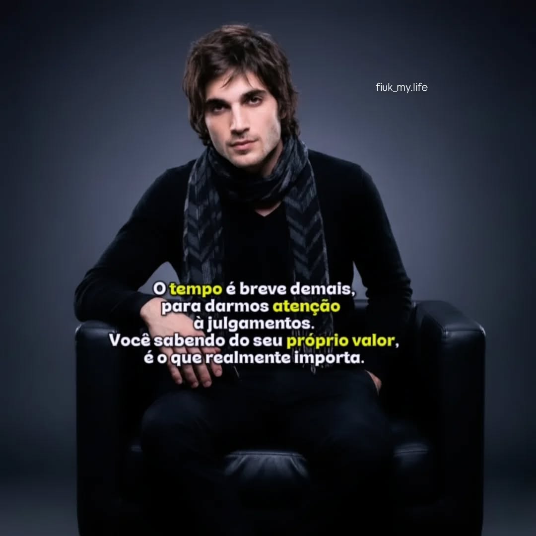 fiuk_life's tweet image. — ✍️🏼 O tempo é breve demais, 
para darmos atenção à julgamentos.
Você sabendo do seu próprio valor,
é o que realmente importa.

@Fiuk 

-

#mensagem #fiuk #fiuketes