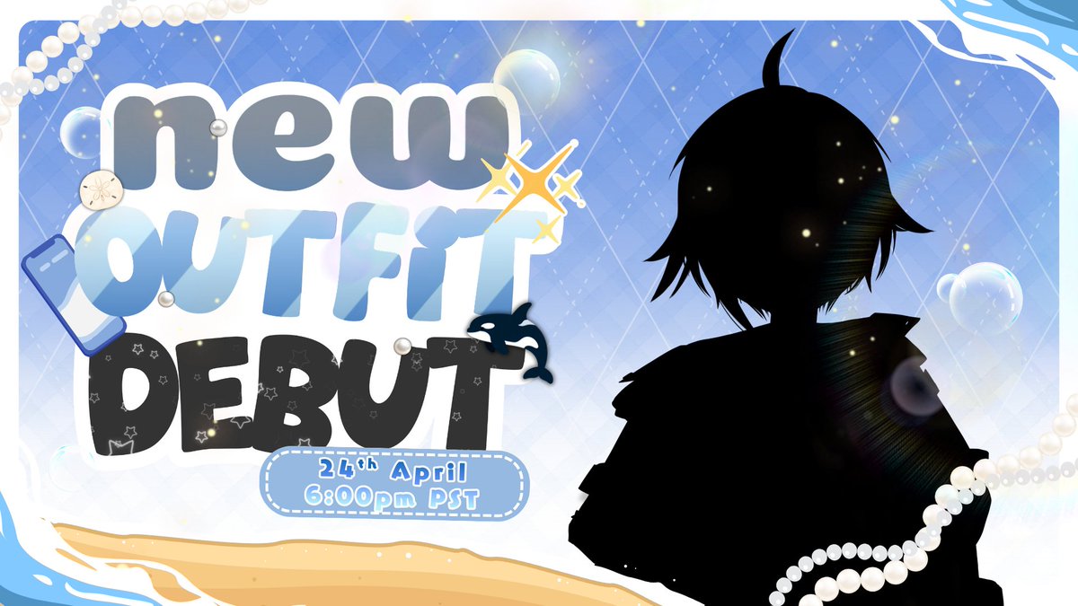 「 ✦ 𝐍𝐞𝐰 𝐎𝐮𝐭𝐟𝐢𝐭 𝐃𝐞𝐛𝐮𝐭! ✦ 」

My name is Killer Kiayama, a tomboy orca, and I'm inviting you to come to my new outfit debut! I hope to see you there!

✧ Saturday, April 24th 
✧ 6:00pm PST / 9:00pm EST