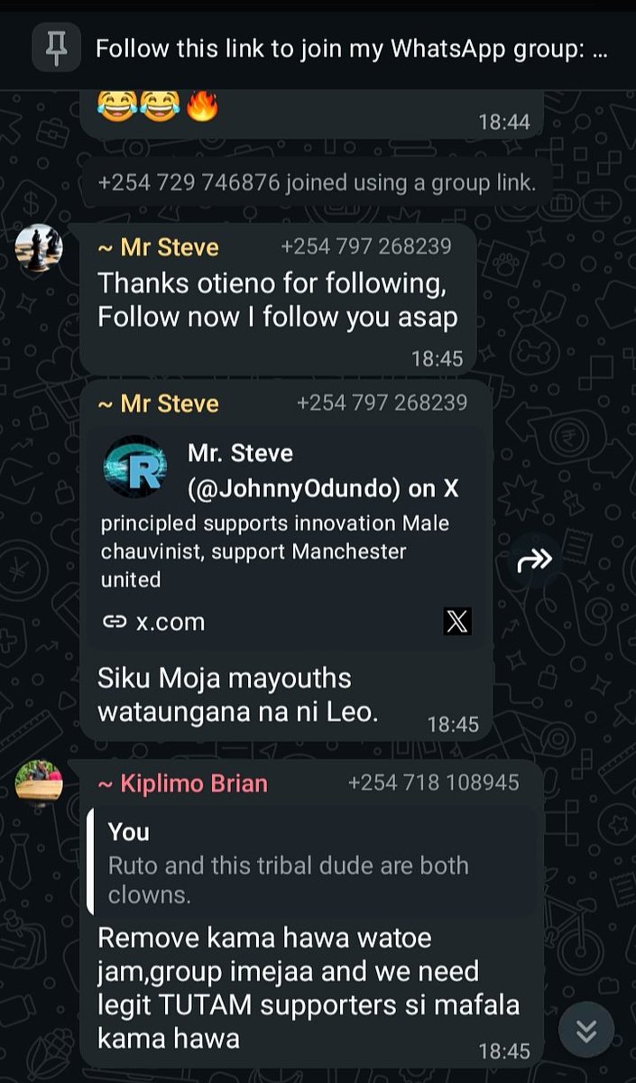 _Makaveli_420's tweet image. Nimechujwa group ya Tutam 😂 wasenge tupu na your fellow tweeps pia wako hapo wanalick haga ya Kasongo