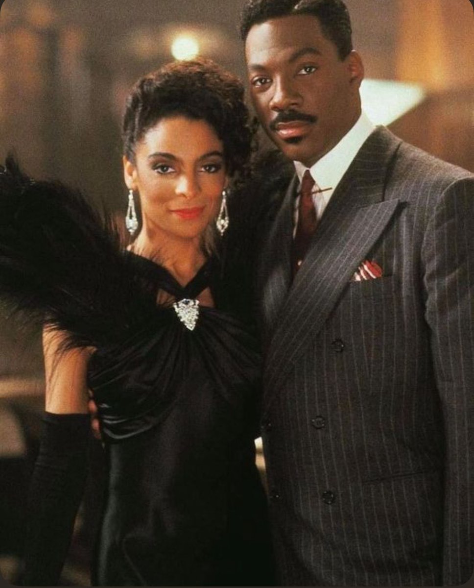Jasmine Guy and Eddie Murphy