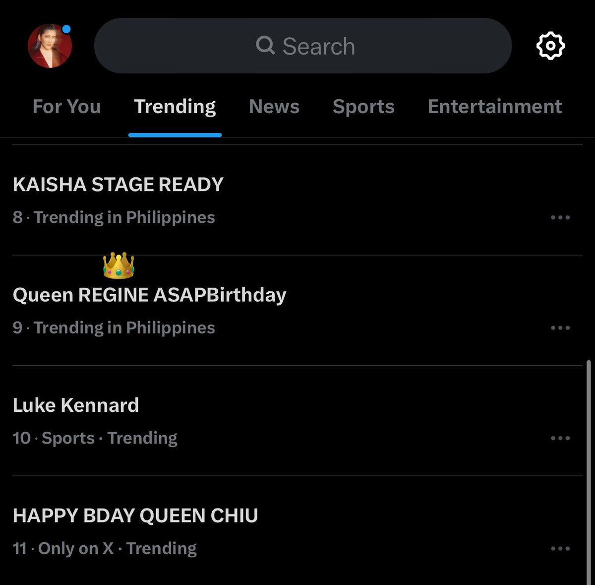 YAY! Next goal: enter the Top five. Lez gooow 

Queen REGINE ASAPBirthday
#ASAPMusicFestival