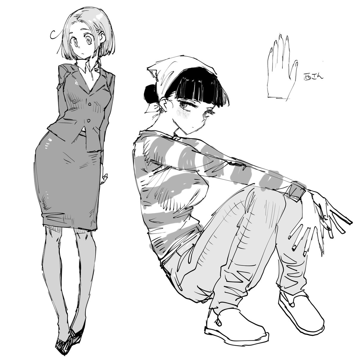 モノクロとカラーのギャップがある 