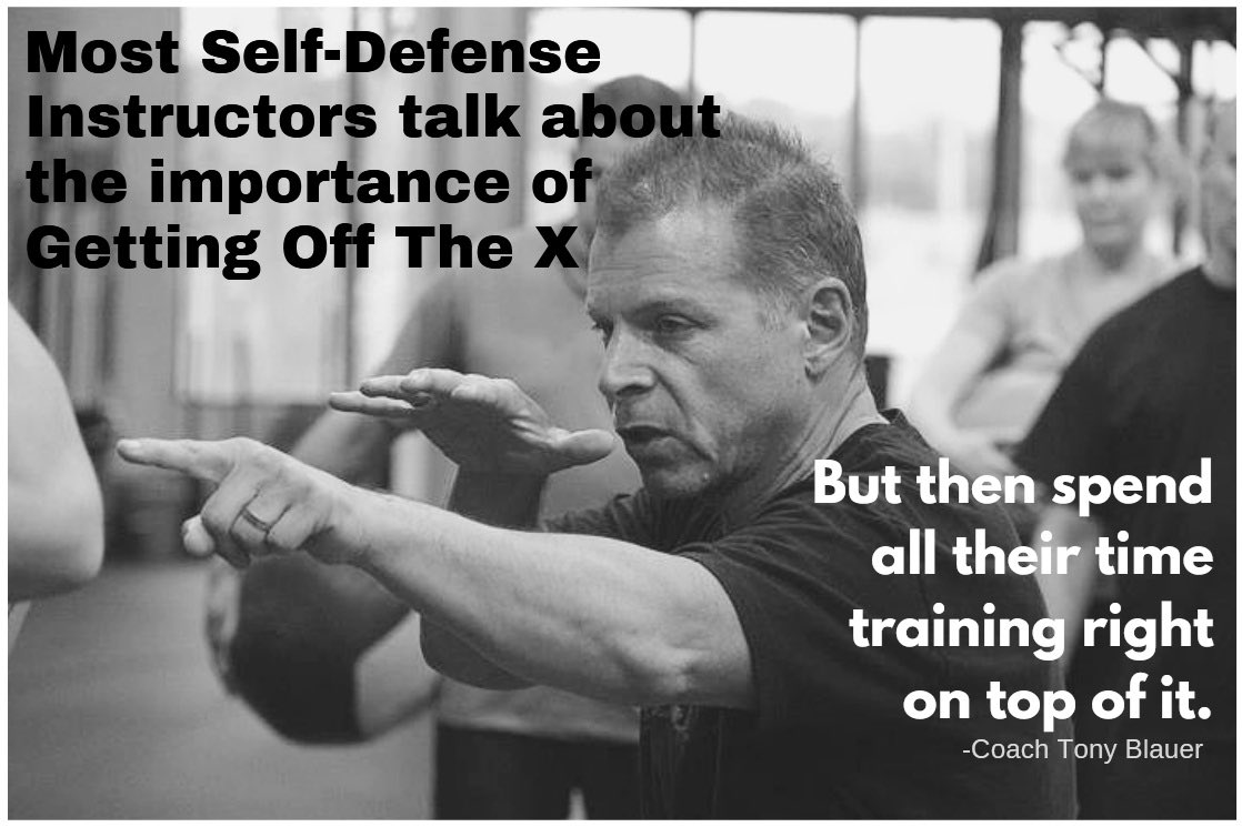 tonyblauer's tweet photo. Think about how most self-defense training is structured…

Someone grabs you, throws a punch, points a gun — and the drill begins. 

That’s where almost all the time is spent. The physical fight. The re-action.

But here’s the thing: violence rarely starts there. It has a timeline. There are signals, patterns, moments where awareness and a few words could have changed everything. 

We call this the 3-D’s 

DETECT
DEFUSE
DEFEND 

Two-thirds of staying safe takes place in those earlier moments — detecting danger before it develops, defusing it before it turns physical. And almost nobody trains that.

If you spend all your training practicing how to get out of a headlock, you also spent all your time practicing getting into one.

If you want to understand the framework behind situational awareness and de-escalation — and how to actually train for the full timeline of violence — click here to read the whole article: https://t.co/Z64p2hvYp6

Coach B