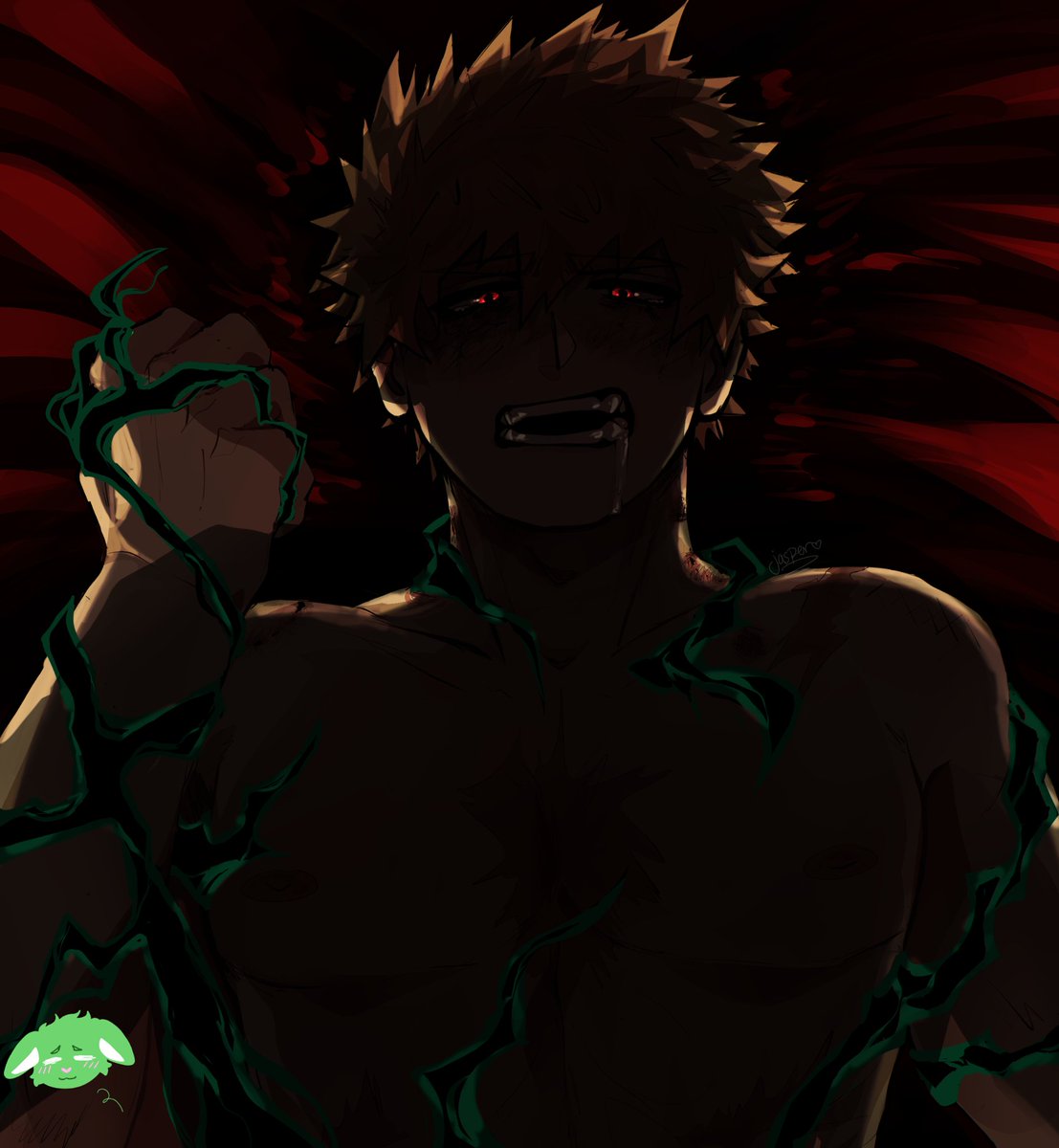 gloomyjasper's tweet photo. I couldn't stop giggling while drawing this but I love misusage of blackwhip on Katsuki
#bakugou #deku https://t.co/8mCfM6rNOA
