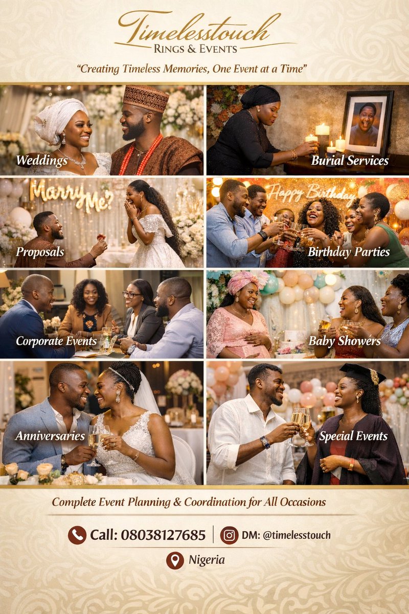 TimelessRings's tweet image. Contact or DM us today for seamless event planning and exclusive rings &amp;amp; jewelry.

We deliver nothing but the very best every single time.

#EventPlanner
#RingsAndAccessories