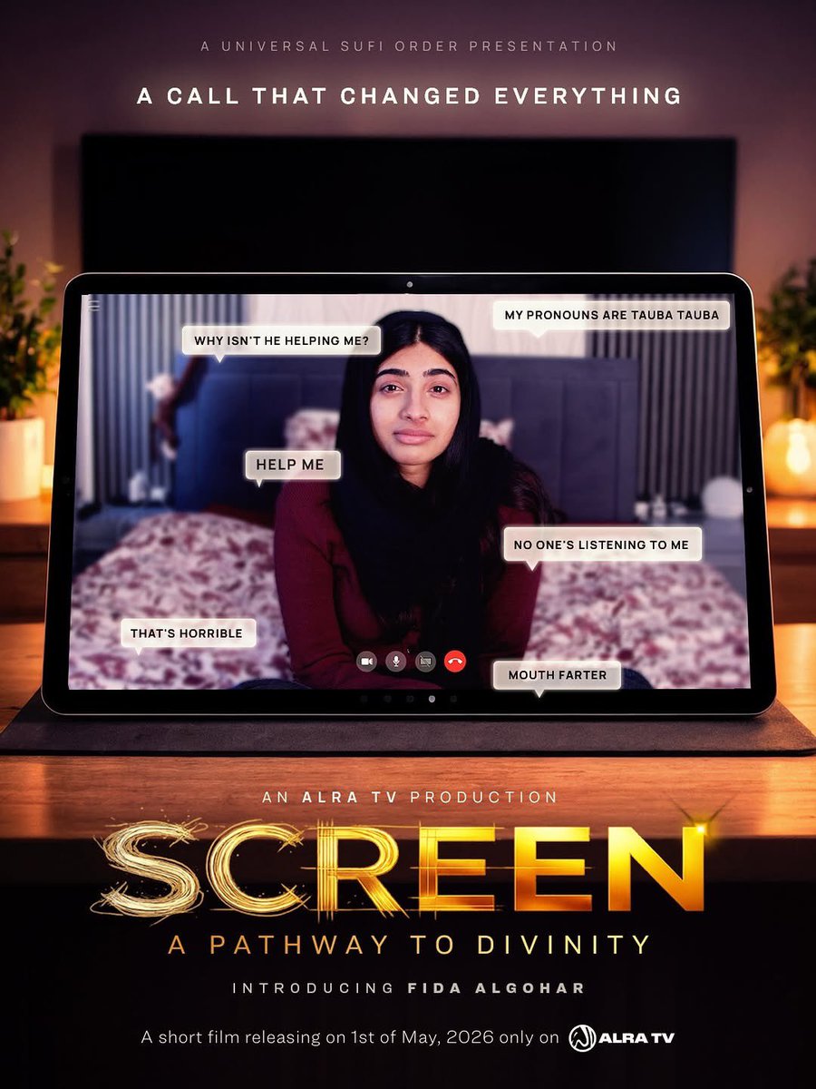 sbab79's tweet image. • @alratv Introducing Fida AlGohar as Zara in the upcoming short film Screen: A Pathway to Divinity.

A journey shaped by something unexpected… where a single call on the screen becomes the turning point of everything.
#shortfilms #screen #tranformation #call #spiritualjourney