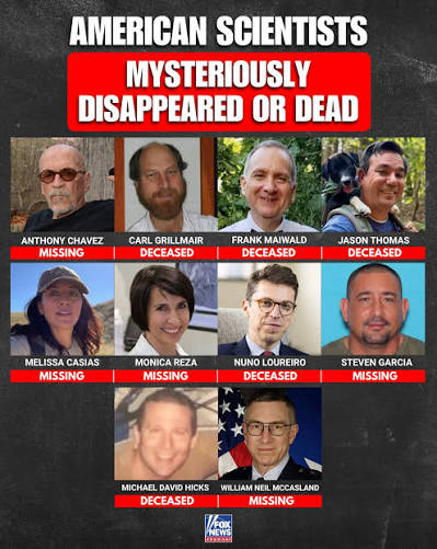 godgangblessed's tweet image. Breaking: Unexplained tragedy in Southern California as 10 scientists from a local research institute have reportedly passed away under mysterious circumstances. Details are still emerging. #BreakingNews #SoCal #ScienceNews"