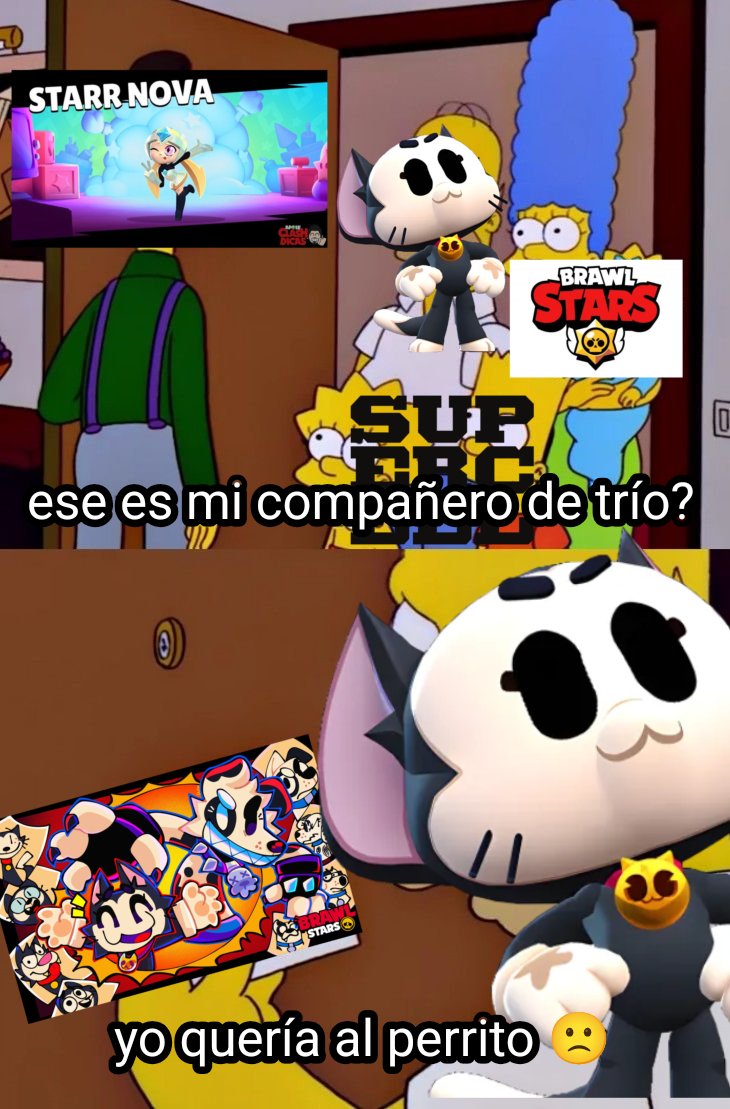 rmarmota1's tweet photo. Estaba aburrido e hice este meme a la carrera 😭 #BrawlTalk #BrawlStarsKit https://t.co/NOlRoy5B67