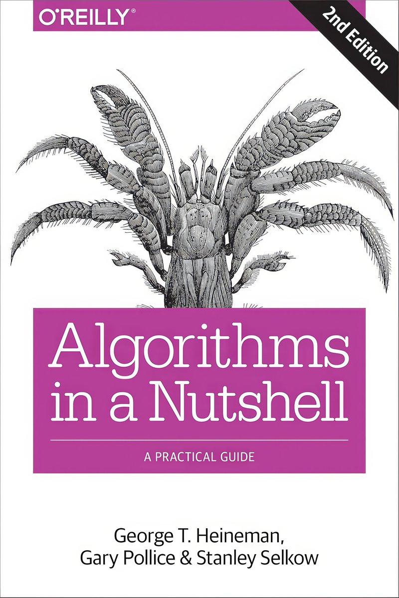 gp_pulipaka's tweet image. Top #Algorithms books Every Programmer Should Read! #BigData #Analytics #DataScience #IoT #IIoT #PyTorch #Python #RStats #TensorFlow #Java #JavaScript #ReactJS #CloudComputing #Serverless #DataScientist #Linux #Books #Programming #Coding #100DaysofCode 
geni.us/Algorithms-Boo…