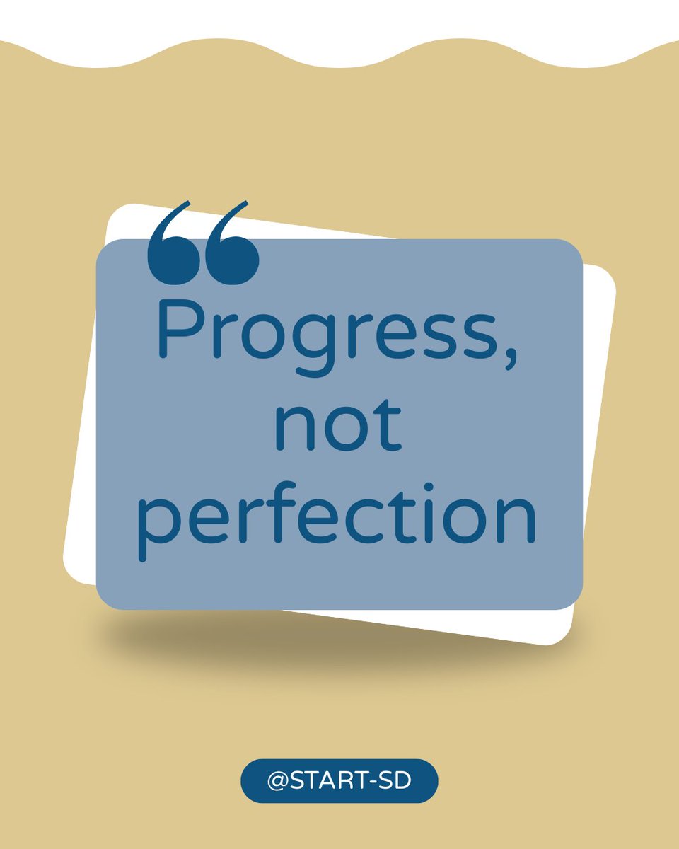 startsdprogram's tweet photo. We'll repeat it again and again until it reaches everyone! Consistent effort will get you much farther than holding yourself to high and sometimes unachievable standards ever will. 
#mentalhealth #recoveryjourney #SUDawareness #SUDrecovery https://t.co/BO8rQGUBmU