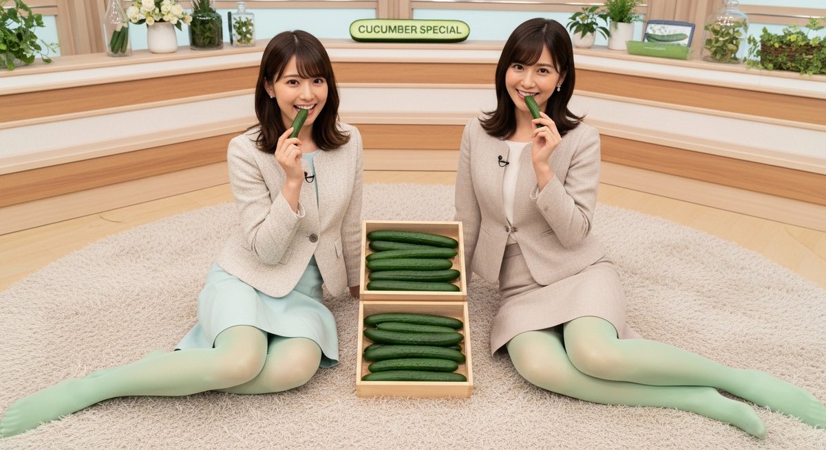 idolsocks's tweet photo. 4月19日は #良いきゅうりの日!
緑タイツの女子アナ! その2
#タイツ #女子アナ #Folw https://t.co/AUQ8SbyLz2